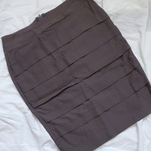 TOP10 Gray Layer Pencil Skirt